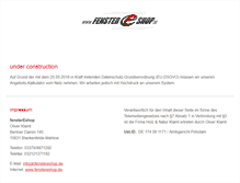 Tablet Screenshot of fenstereshop.de